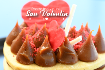 Postre individual Corazón - San Valentín