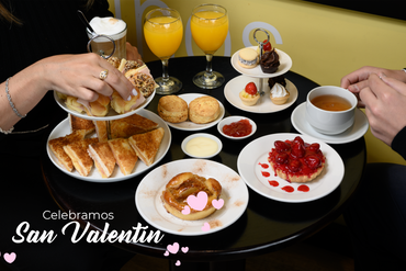Té web Delicias Caseras San Valentín para 2 - Válido únicamente LOCAL ELLAURI - TODOS LOS DIAS