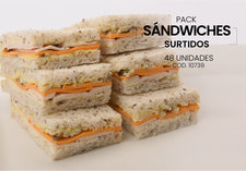 Pack Sándwiches Surtidos - 48 unidades
