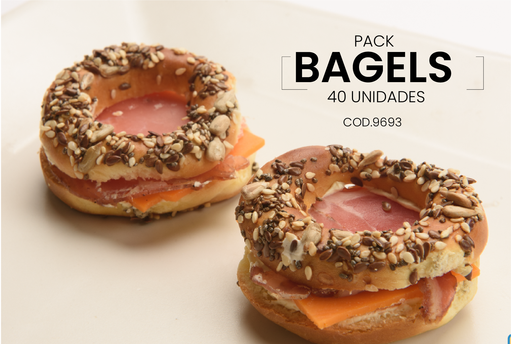 Pack Bagels Surtidos -  40 uds